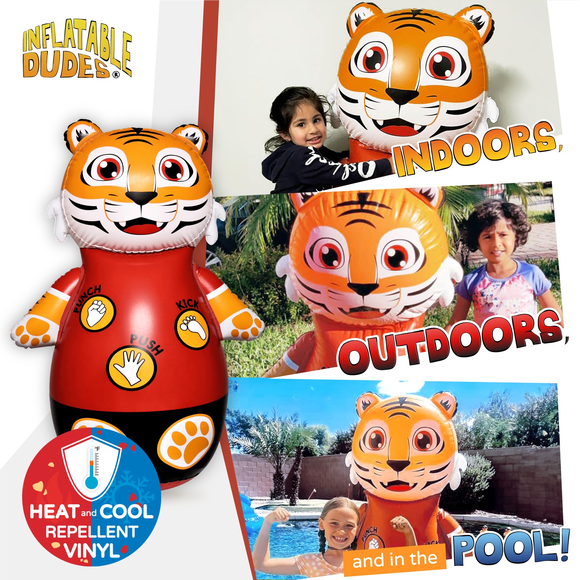 Amazon.co.jp: 空気注入式 DUDES Tiger {Striker} 47インチ - 子供用